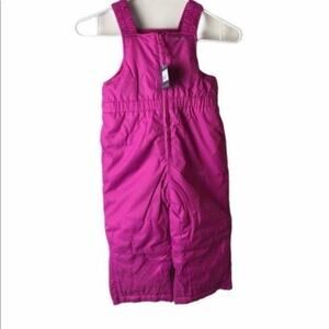 Eddie Bauer Toddler Cold Weather Winter Powder Search Snow Bib  Violet NWT Sz 3T